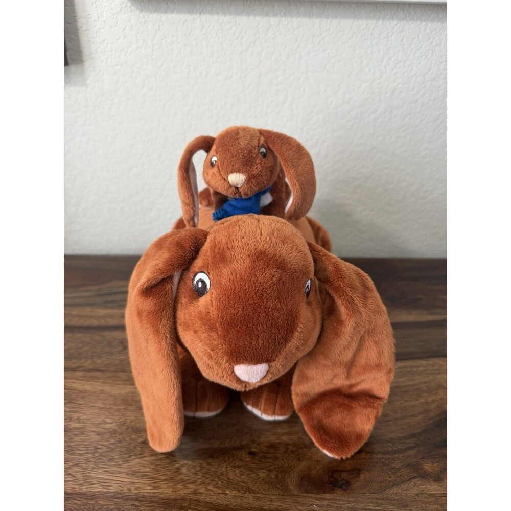 Kohl's Cares Guess How Much I Love You Rabbit Plush Blue Scarf  2005